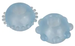 You2Toys Blue Ring Set 2 pcs - Flexible TPE with Textured Surface