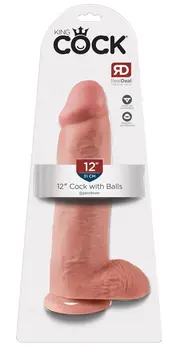 Pipedream King Cock 12 Inch Model with Suction Cup and Harness Option