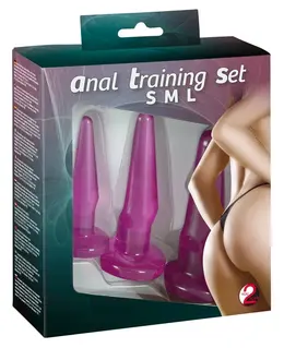 You2Toys Anal Training Set Flexible TPE Plugs Purple 3 Sizes