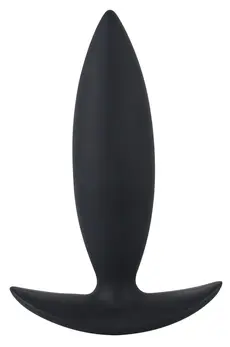 You2Toys Booty Beau Small Silicone Anal Plug Black 10cm