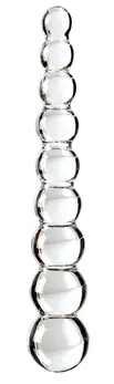 Pipedream Icicles No. 2 Glass Intimate Wand with Beaded Texture 22.5cm Clear