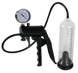 You2Toys Stiff & Strong Vacuum System 22 cm, Transparent Black