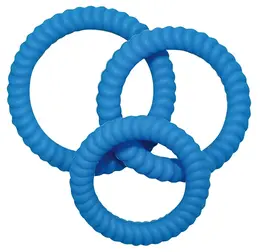 Lust 3 Silicone Intimate Rings Blue Set - 3 Sizes