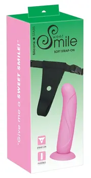 Sweet Smile Switch Strap-On System Adjustable Silicone 16 cm Black