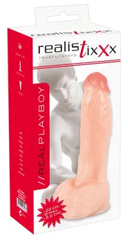 Realistixxx Real Playboy Anatomical PVC Model with Suction Base 22cm