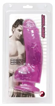 You2Toys Jerry Giant Model Clear Pink 22 cm TPR with Suction Base
