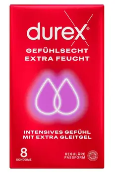 Durex Gefuhl Extra Lubricated 8 pcs - Enhanced Smoothness Condoms