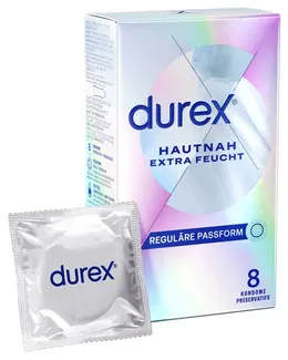 Durex Hautnah Extra Feucht 8pcs Ultra-Thin Intimate Protection