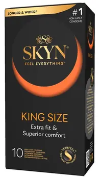 Manix SKYN King Size 10 pcs Large Polyisoprene Vegan Condoms