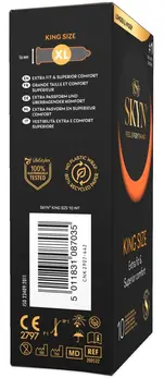 Manix SKYN King Size 10 pcs Large Polyisoprene Vegan Condoms
