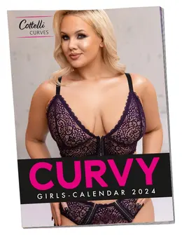Pin-Up Curvy Girls 2026 Wall Calendar Set, 10-Pack, 297x420mm