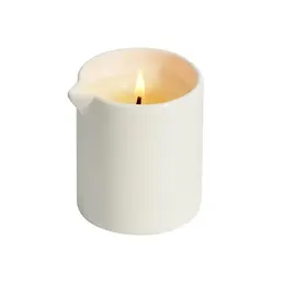 The Oh Collective Rub Me Tender Massage Candle & Gua Sha Set, 8x9cm, Orange-Lavender