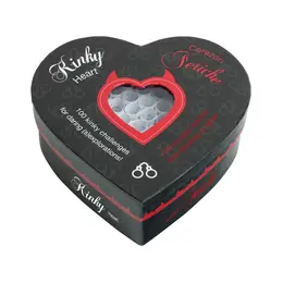 Kinky Heart & Corazon Fetiche Couples Challenge Game, 100 Tasks, EN-ES