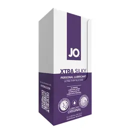 System JO Xtra Silky Silicone Lubricant 12 Foil Pack Display Box 10ml