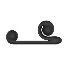 Snail Vibe Black Multi-Speed Intimate Device Dual Motor Silicone