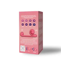 Snail Vibe Pink - Dual-Motor Silicone Intimate System, Waterproof