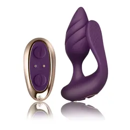 Rocks-Off Cocktail Dual Motor Intimate Device Burgundy, Waterproof