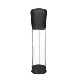 PowerBullet Intimate Vacuum Pump 3-Level Battery System Transparent Black