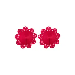 Obsessive A770 Red Floral Adhesive Covers Reusable One Size