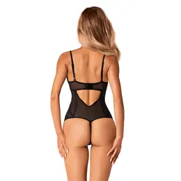 Obsessive Serena Love Lace Body XL/2XL Adjustable Straps Black