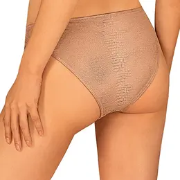 Obsessive Filipines Panties Gold L - Elegant Snake Pattern & Jewelry Detail