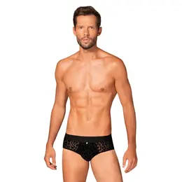 Obsessive Azmeron Jockstrap S/M Black Animal Print Modern Design