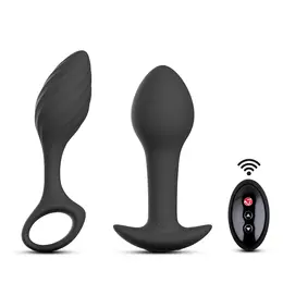 Nomi Tang Fun Plug Set - Silicone Anal Training & RC Vibrating Plug Duo