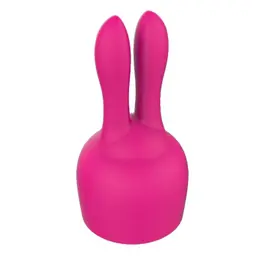 Nalone Bunny Attachment Pink - Flexible Silicone Wand Accessory 9cm