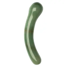 La Gemmes G Curve Jade - Handcrafted Natural Jade Crystal Wand 17.5 cm