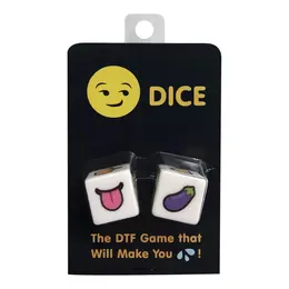Kheper Games DTF Emoji Dice Game - Creative Couples Activity Set