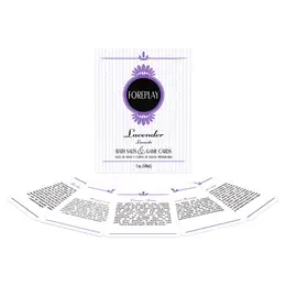 Kheper Games Foreplay Bath Set Vanilla & Lavender 150g Cards Included