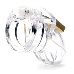 CB-X Mr Stubb Clear Chastity System - Compact Polycarbonate Model