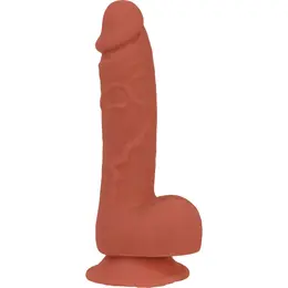 Addiction Steven Silicone Intimate Model 19cm Caramel with Vibrating Bullet