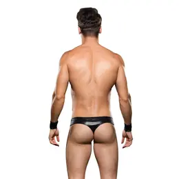 Envy Biker Themed 3-Piece Costume Set M/L - Hat, Cuffs, Bikini Bottom