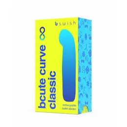 B Swish Bcute Curve Infinite Classic Citrus Yellow Rechargeable Massager