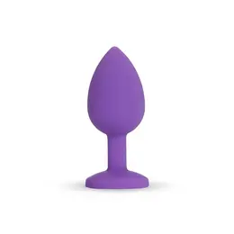 So Divine Sweet Sensation Small Plug Purple Silicone Jewel Base