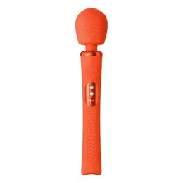 Fun Factory Vim Sunrise Orange Weighted Wand Massager 31.3cm Quiet Power