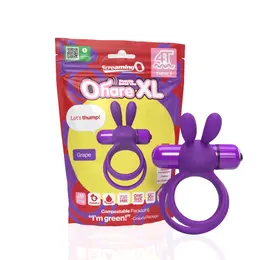 The Screaming O 4T Ohare XL Intimate Ring Vibrator Grape Silicone