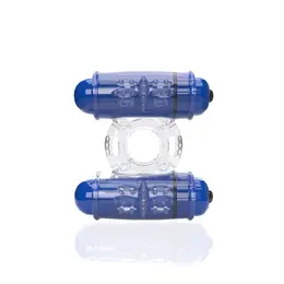 The Screaming O 4T Double Wammy Intimate Ring Blueberry Waterproof