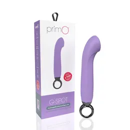 The Screaming O Primo Lilac Curved Vibrator Rechargeable Silicone 6.25