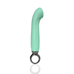 The Screaming O Primo G-Spot Kiwi Vibrator - Rechargeable Silicone, 6.25