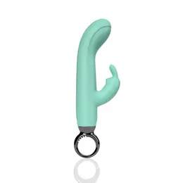 The Screaming O Primo RabbitKiwi Rechargeable Silicone Model - 4.5” Green