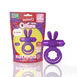 The Screaming O 4T Ohare Grape Silicone Dual Ring Vibrating System