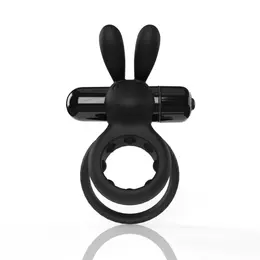 The Screaming O 4T Ohare Black - Dual Ring Vibrating Silicone System