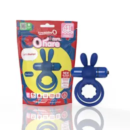 The Screaming O 4T Ohare Blueberry Silicone Double Ring Vibrator