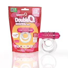 The Screaming O 4T DoubleO 6 Intimate Vibrating Ring Strawberry