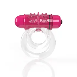 The Screaming O 4T DoubleO 6 Intimate Vibrating Ring Strawberry