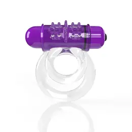 The Screaming O 4T DoubleO 6 Vibrating Dual Ring Grape, Waterproof