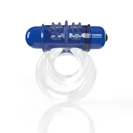 Screaming O 4T DoubleO 6 Blueberry Dual Vibrating Ring Eco Pack