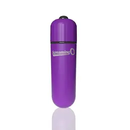 The Screaming O 4B Bullet Vibrator Grape - Compact, Waterproof, 5 Modes